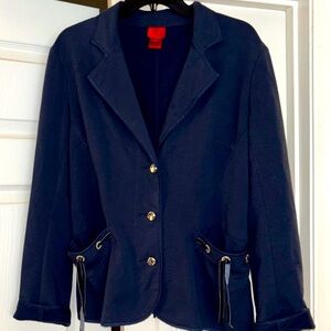 Christina Navy Blazer with Accents XL
